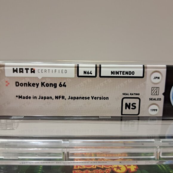 Rare Brand New No Seal Nintendo 64 N64 Japan Donkey Kong 64 No Resale Edition G - Picture 5 of 7